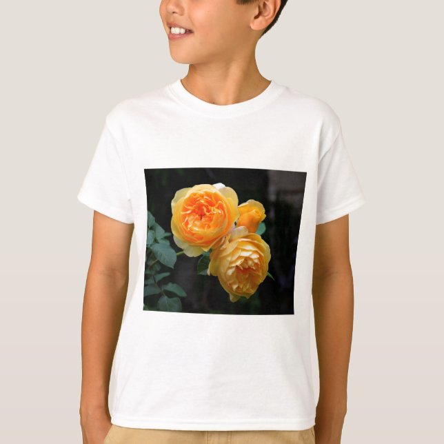 Camiseta Rosas Amarelos (Frente)