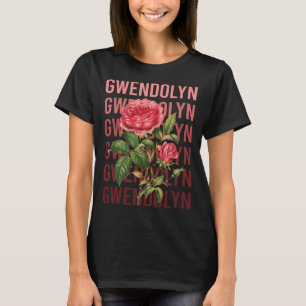 Camiseta Rosas Bonitas - Nome Gwendolyn