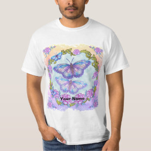 Camiseta Rosas borboletas