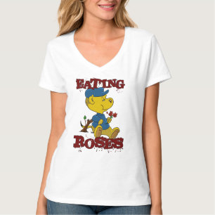 Camiseta Rosas de alimentação Ferald 