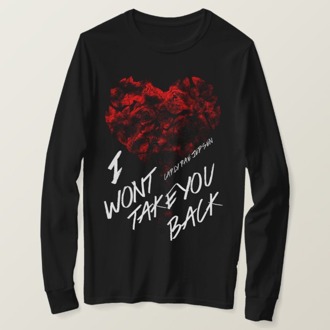 Camiseta Rosas de Carly Rae Jepsen (Frente do Design)