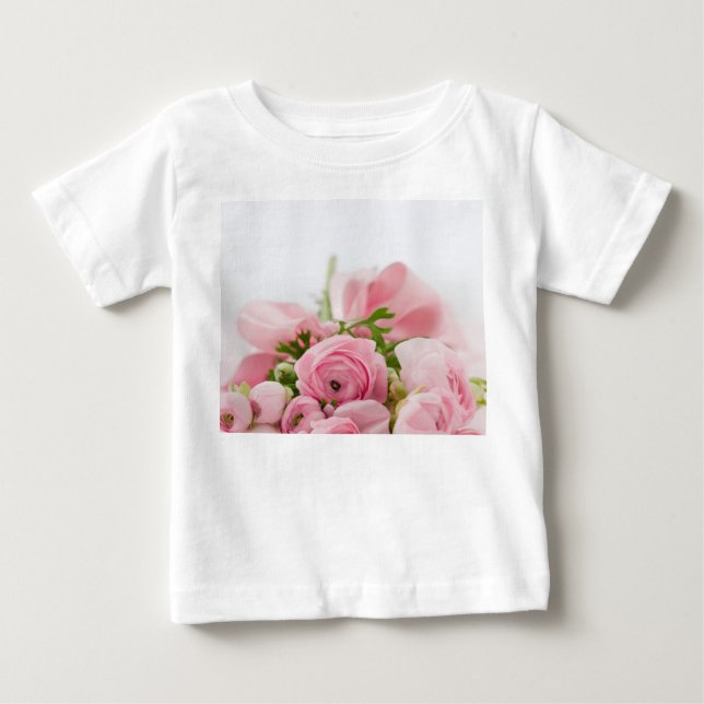 Camiseta Rosas de Casamento Rosa (Frente)