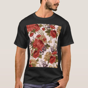 Camiseta Rosas De Chrysanthemum Por Aquarela: Floral Sem Co