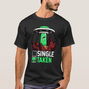 Camiseta Rosas de Dia de os namorados Data Aliens Noturnos
