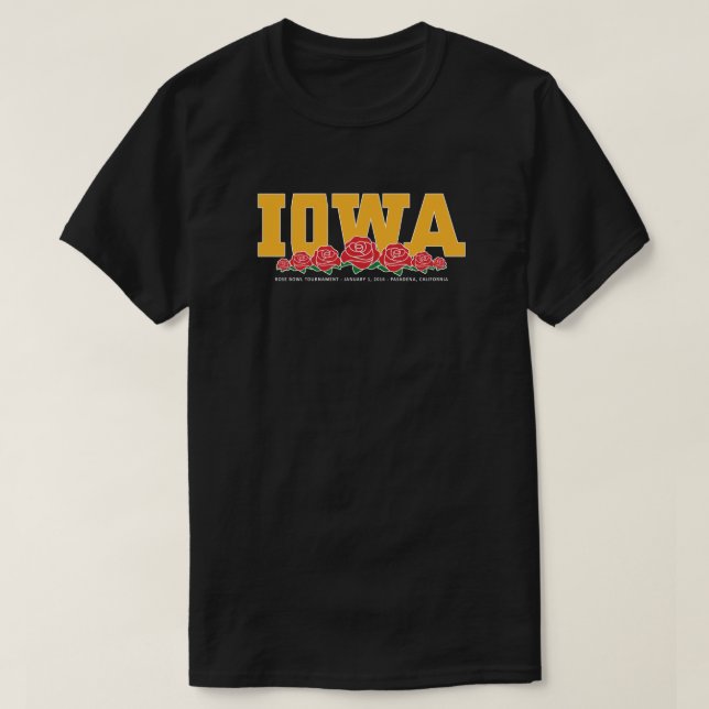 Camiseta Rosas de Iowa (Frente do Design)