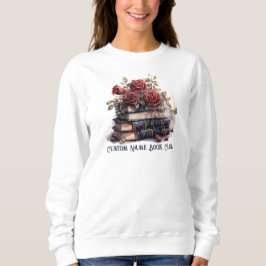 Camiseta Rosas de Livro, Clube de Livro Personalizado