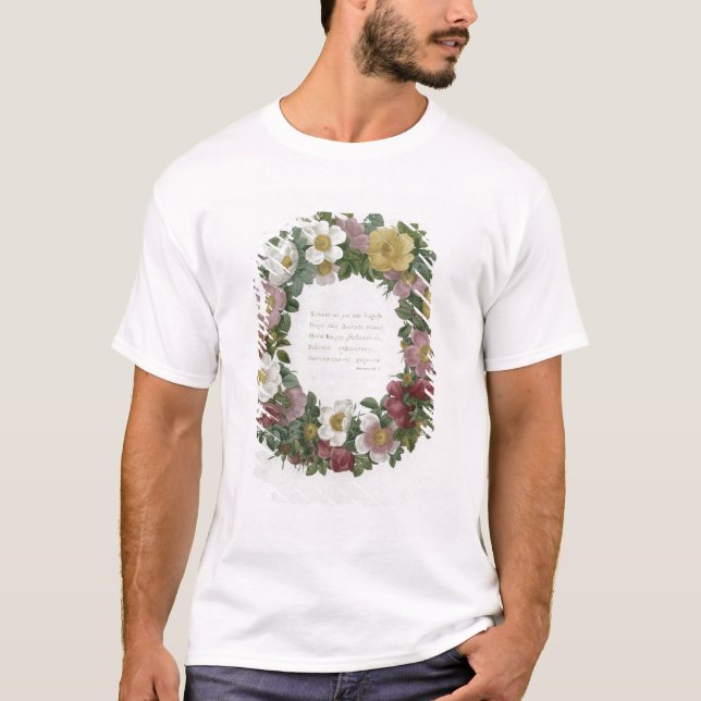 Camiseta Rosas de Natal (Frente)