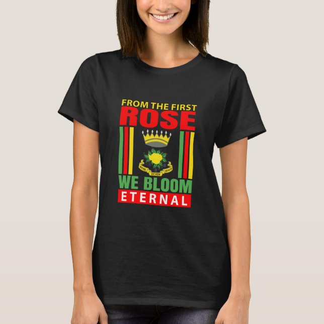 Camiseta Rosas de Sete Selos da Primeira Flor Eterna RSS (Frente)