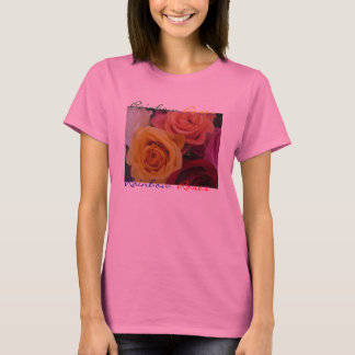 Camiseta Rosas do arco-íris