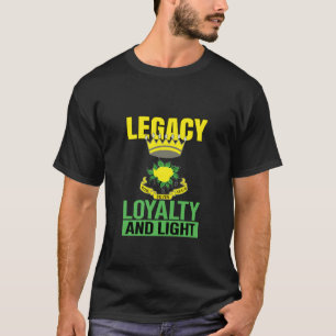 Camiseta Rosas dos Sete Selos Legado Lealdade Luz OES RSS