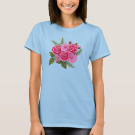 Camiseta Rosas e Dálias