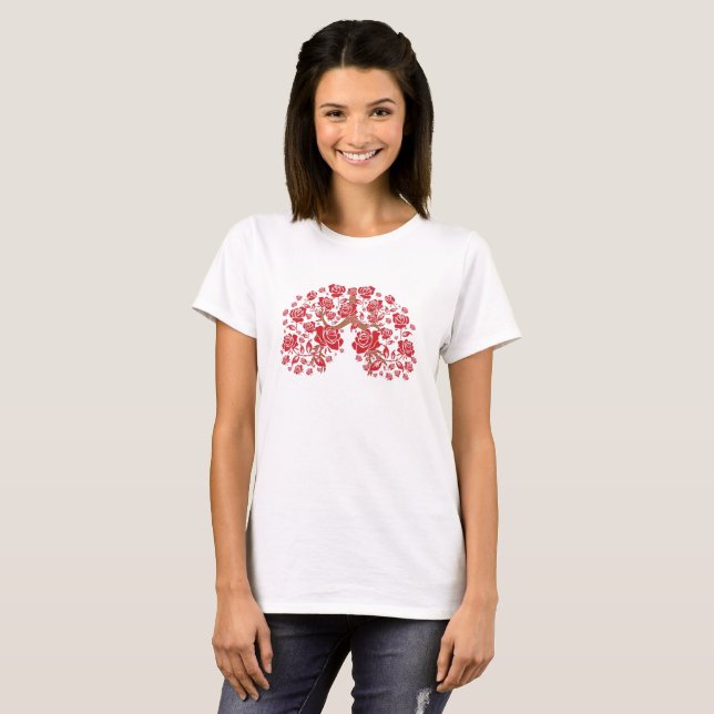 Camiseta Rosas e esperança (Frente Completa)