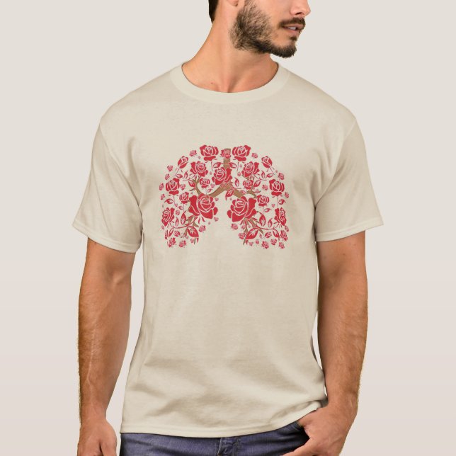 Camiseta Rosas e esperança (Frente)