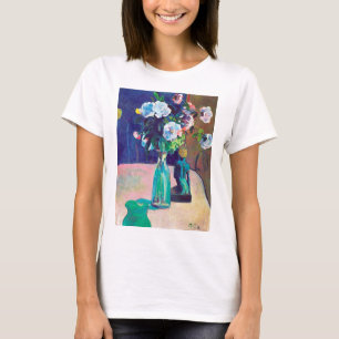 Camiseta Rosas e Estatueta, Gauguin