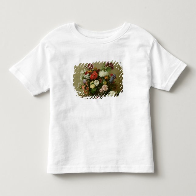 Camiseta Rosas e peônias franceses, 1881 (Frente)