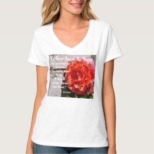 Camiseta Rosas Entre os Espinhos Feminino