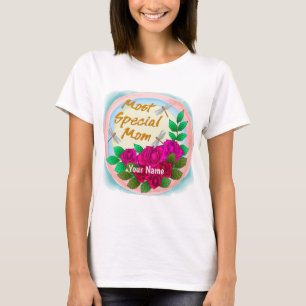 Camiseta Rosas especiais da mãe