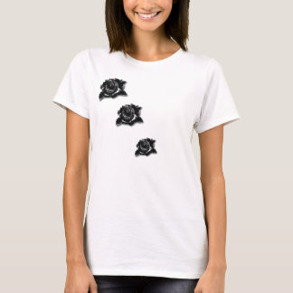Camiseta Rosas Negras