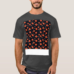 Camiseta Rosas Padrão Invisível Flor Floral Bonito Bud Th