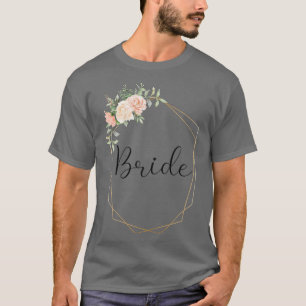 Camiseta Rosas Pastel Festa de Despedida de Solteira Noiva