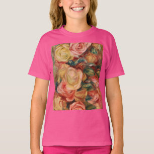 Camiseta Rosas por pintura impressionista do Renoir