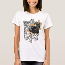 Rosas pretos e folhagem dourada do Torso