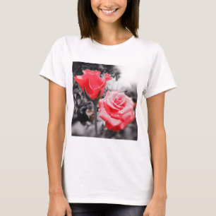Camiseta Rosas românticos
