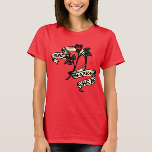 Camiseta "Rosas são Vermelhas" Camiseta Impression