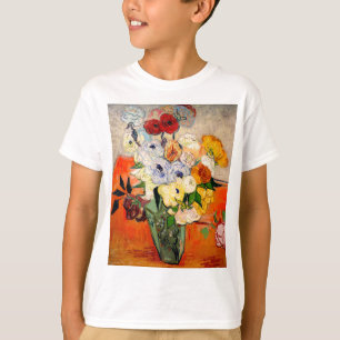 Camiseta Rosas Van Gogh e Anemones