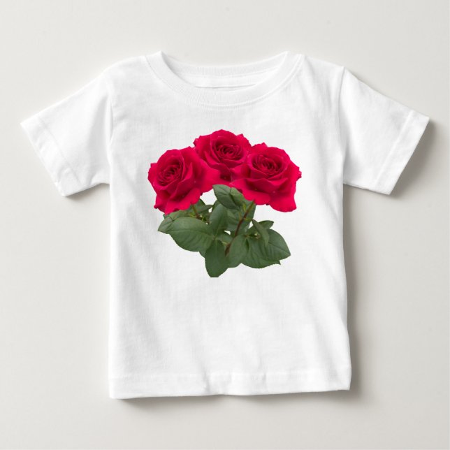 Camiseta Rosas vermelhas (Frente)