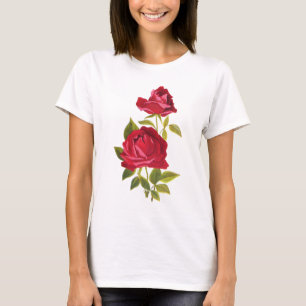 Camiseta Rosas vermelhas
