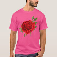 Rosas Vermelhas Únicas para Mulheres Flor de Rosas