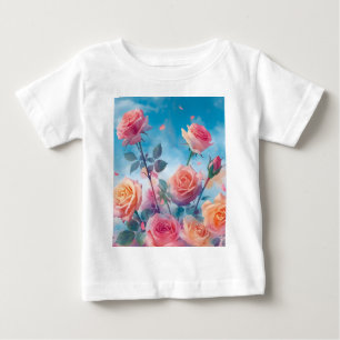 Camiseta Rosas Vibrantes Sonhadoras