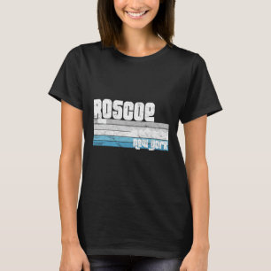 Camiseta Roscoe Nova York Ny Férias Retro Esqui Caminhada N