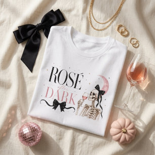 Camiseta Rosé After Dark Esqueleto Halloween