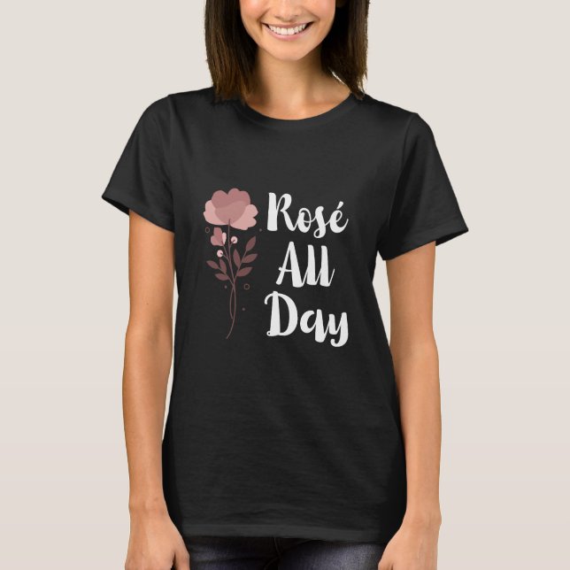 Camiseta Rosé All Day (Frente)