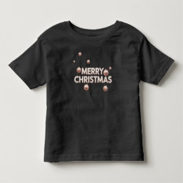 Camiseta Rose Gold Feliz Natal - Design de Férias