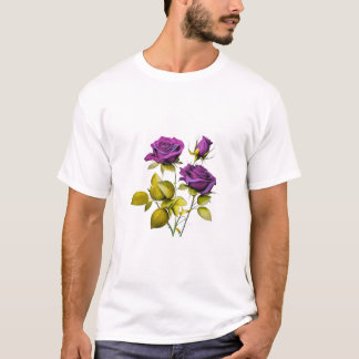 Camiseta  Rose Image -Mystical Elegance Floral Illustration