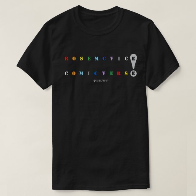 Camiseta Rose McVice - Verso Cômico (Frente do Design)