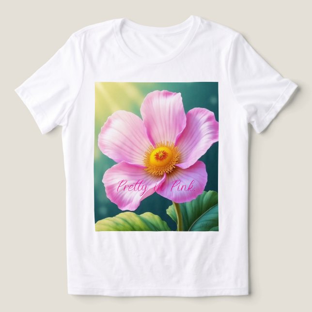 Camiseta Rosear Blush (Design frontal)