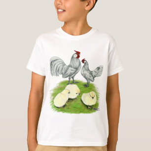 Camiseta Rosecomb Bantams e Pintinhos