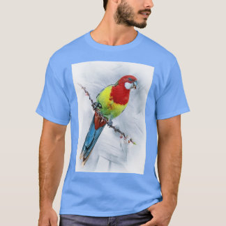 Camiseta Rosella oriental com textura