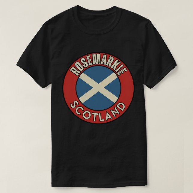 Camiseta Rosemarkie, Escócia (Frente do Design)