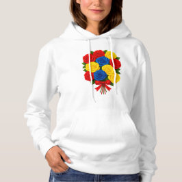 Camiseta Roses Bouquet Women's Hooded Sweatshirt