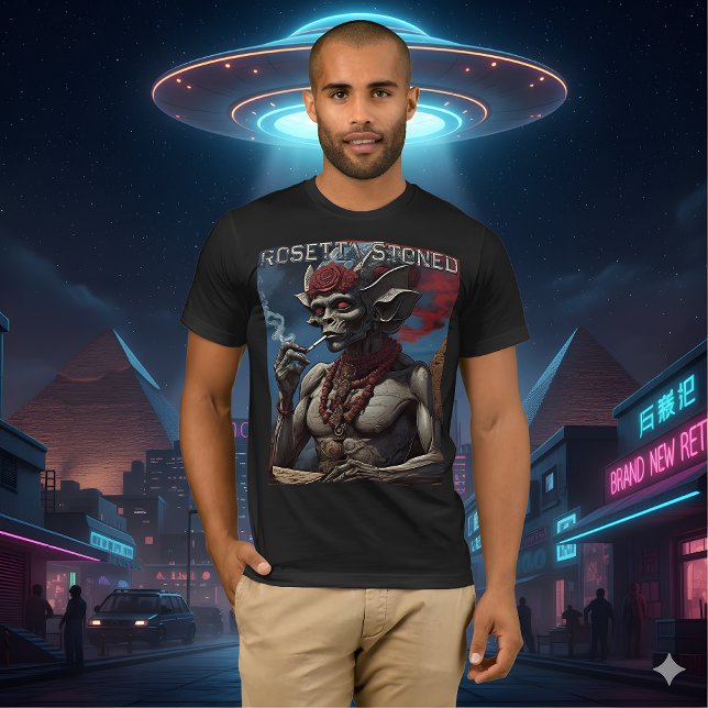 Camiseta Rosetta Stoned Cosmic Trip (Criador carregado)