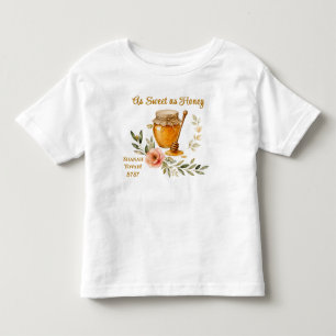 Camiseta Rosh Hashanah Aquarela Tão Doce quanto o Mel