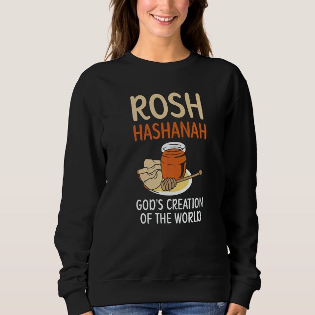 Camiseta Rosh Hashanah God's Creation Of The World Jewish N (Frente)