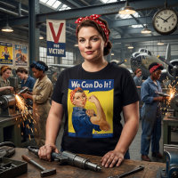 Rosie, a Soldadora Patriótica Vintage, Nós Podemos