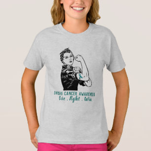Camiseta Rosie Fights Câncer de ovário