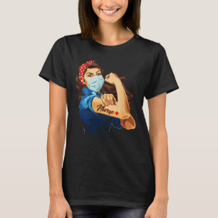 Camiseta Rosie The Riveter - Enfermeira Mulher